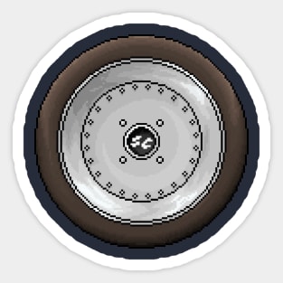 JDM Wheel Pixelart Sticker